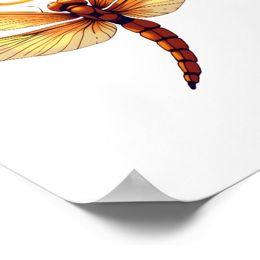 Angel Dragonfly Poster (Hoek)