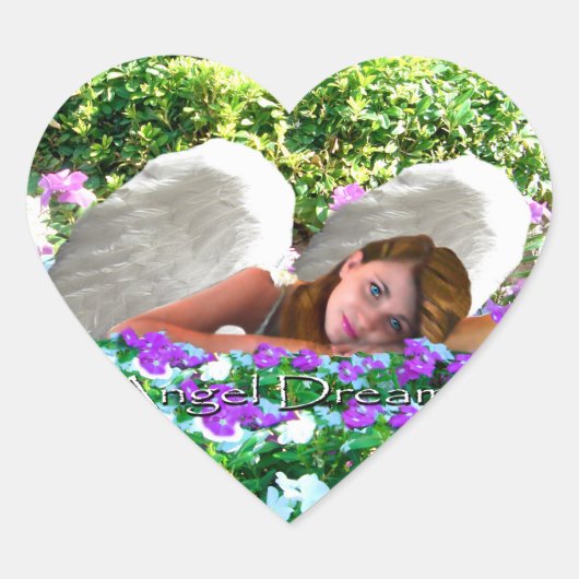 ANGEL DREAMS TUIN VAN DROMEN HART-STICKERS HART STICKER (Voorkant)