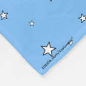 Angel Dudes Sterrennacht Fleece Blanket (Hoek)