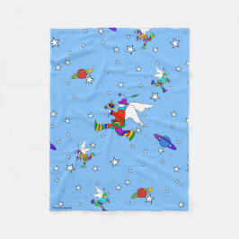 Angel Dudes Sterrennacht Fleece Blanket Deken