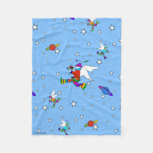 Angel Dudes Sterrennacht Fleece Blanket Deken