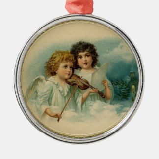 Angel Duet kerstversiering Metalen Ornament