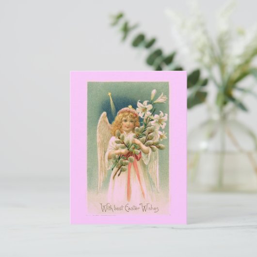  Angel Easter Briefkaart (Staand voorkant)