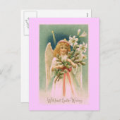  Angel Easter Briefkaart (Voorkant / Achterkant)