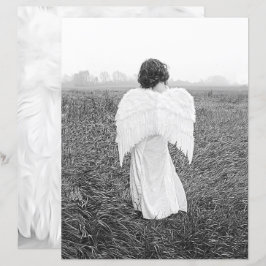 Angel Elegant Black en White Photo Art