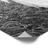 Angel Elegant Black en White Photo Art Poster (Hoek)