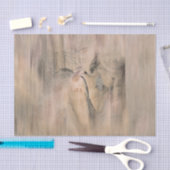 Angel Elegant Boho Floral Antiek Sepia Etheral Tissuepapier (Craft)