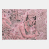 Angel Elegant  Deegroze Antiek Inpakpapier Vel (Voorkant 3)