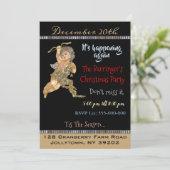  Angel Elegant Kerstfeest Kaart (Staand voorkant)