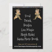  Angel Elegant Kerstfeest Kaart (Achterkant)