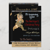  Angel Elegant Kerstfeest Kaart (Voorkant / Achterkant)