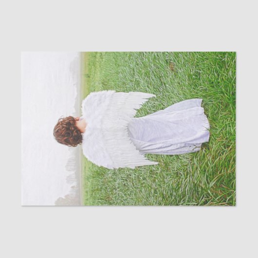 Angel Elegant Photo Art Tissuepapier (Voorkant)