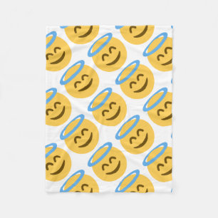 Angel Emoji Fleece Deken