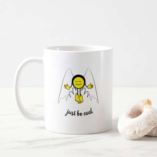 Angel Emoji Koffiemok (Met donut)