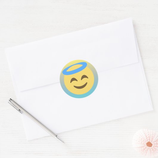 Angel Emoji Ombre Stickers (Envelop)