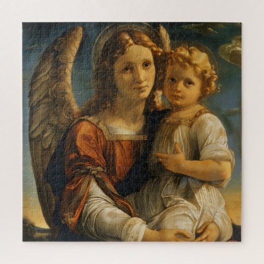Angel en Baby Jesus Legpuzzel (Verticaal)
