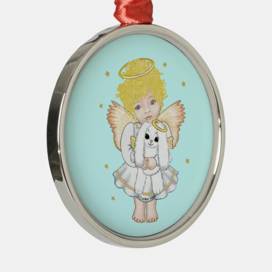 Angel en Bunny Ornament (Rechts)