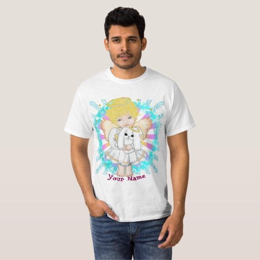 Angel en Bunny t-shirt (Voorkant volledig)
