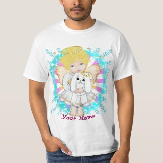 Angel en Bunny t-shirt (Voorkant)
