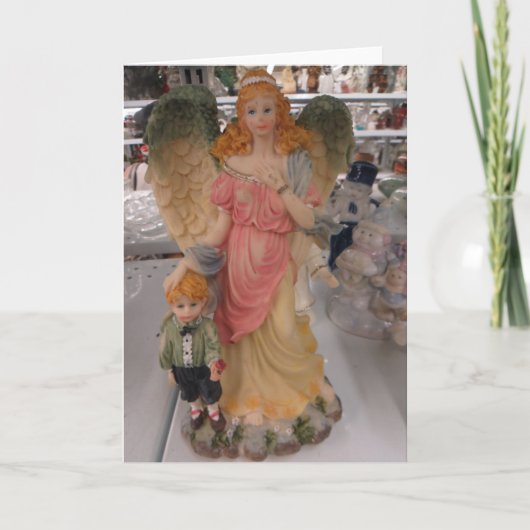 Angel en Child Kaart (Voorkant)