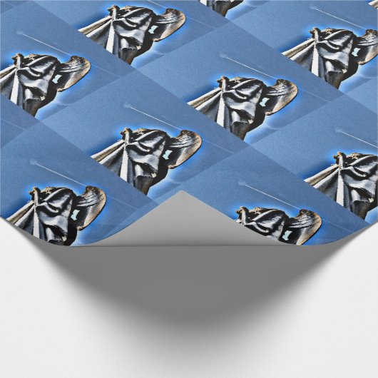 Angel en Contrail Cadeaupapier (Hoek)