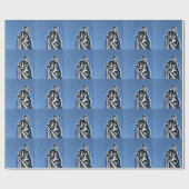 Angel en Contrail Cadeaupapier (Vlak)