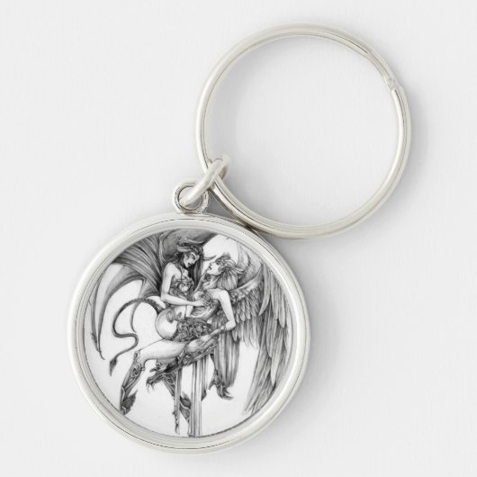 Angel en demon sleutelhanger (Voorkant)