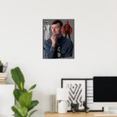 Angel en Devil op mijn schouders Poster (Thuiskantoor)