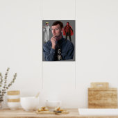 Angel en Devil op mijn schouders Poster (Keuken)