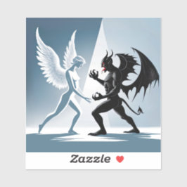 Angel en Devil Sticker