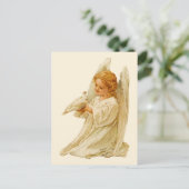Angel en Dove Briefkaart (Staand voorkant)