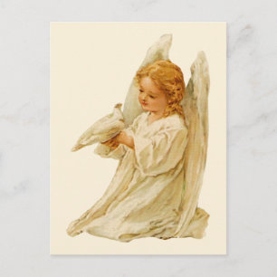 Angel en Dove Briefkaart