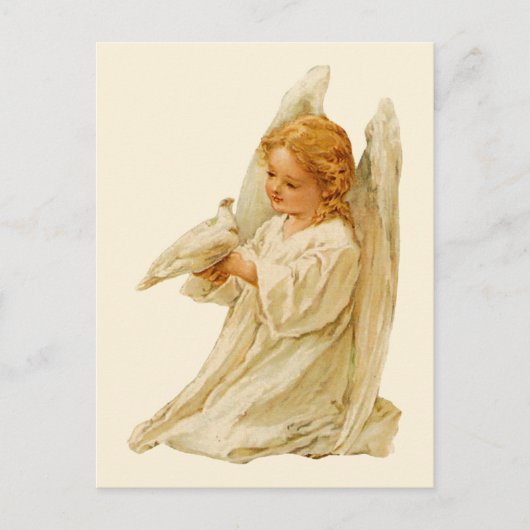 Angel en Dove Briefkaart (Voorkant)
