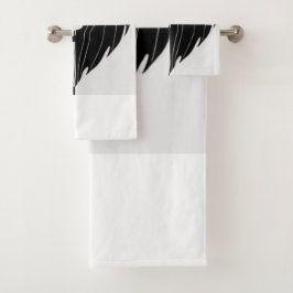 Angel en duivel bad handdoek