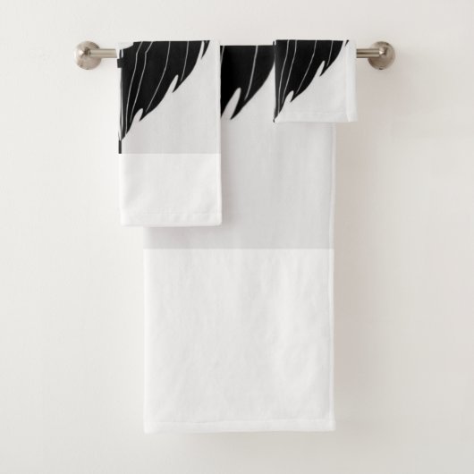 Angel en duivel bad handdoek (Insitu)