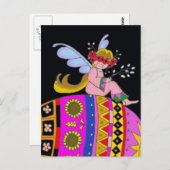 Angel en een Pysanka Briefkaart (Voorkant / Achterkant)