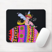 Angel en een Pysanka, Oekraïense Folk Art Muismat (Met muis)