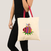 Angel en een Pysanka Oekraïnse volkskunst Tote Bag (Voorkant (product))