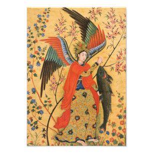 Angel en Fish Foto Afdruk