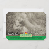  Angel en gelukkig Nieuwjaar! Kaart/20XX Feestdagenkaart (Voorkant)