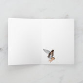 Angel en haar duif kaart (Binnen)