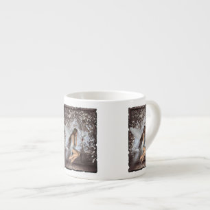 Angel en Haar hond Espresso Kop