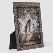 Angel en Haar hond Fotoplaat (Zijkant)