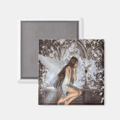 Angel en Haar hond Magneet (Voorkant / Achterkant)