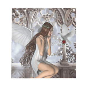 Angel en Haar hond Notitieblok