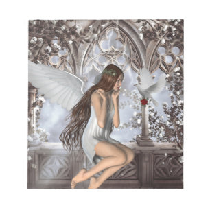 Angel en Haar hond Notitieblok