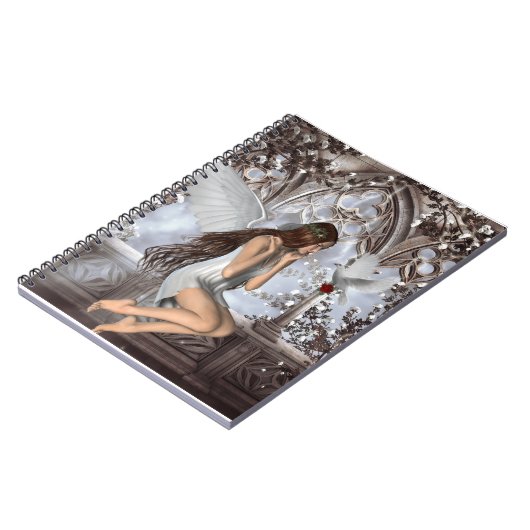 Angel en Haar hond Notitieboek (Linkerzijde)