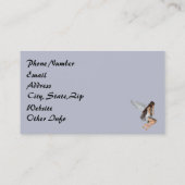 Angel en Haar hond Visitekaartje (Achterkant)