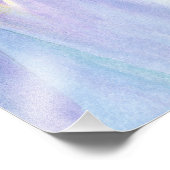 Angel en Harp Print Foto Afdruk (Hoek)