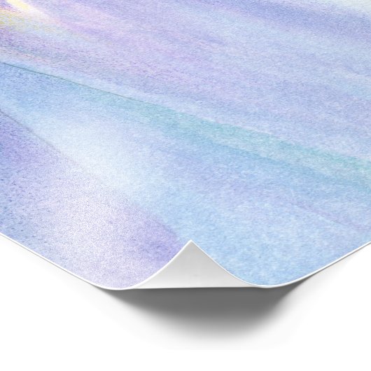 Angel en Harp Print Foto Afdruk (Hoek)